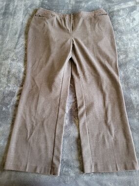 Dressbarn Brown Flare Slacks